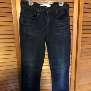 Ayr dark rinse skinny jeans. Washed once